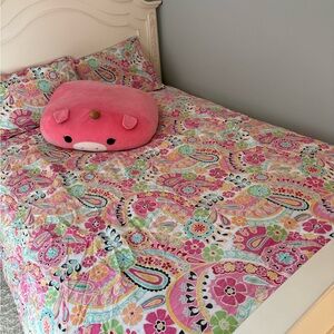 Pottery Barn Teen Vibrant Paisley Bedding